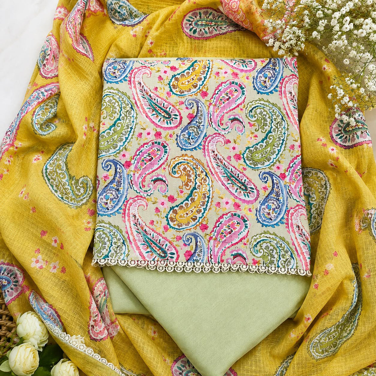 Sunlit Paisley